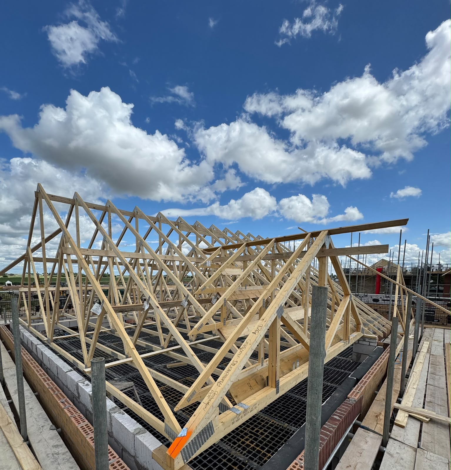 Cut Roof Trusses